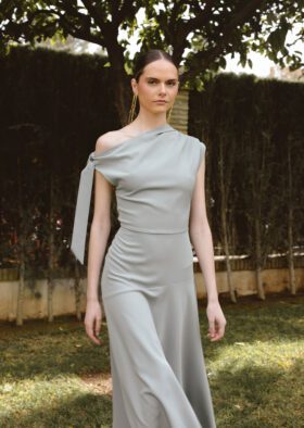 Vestido rocio verdigris